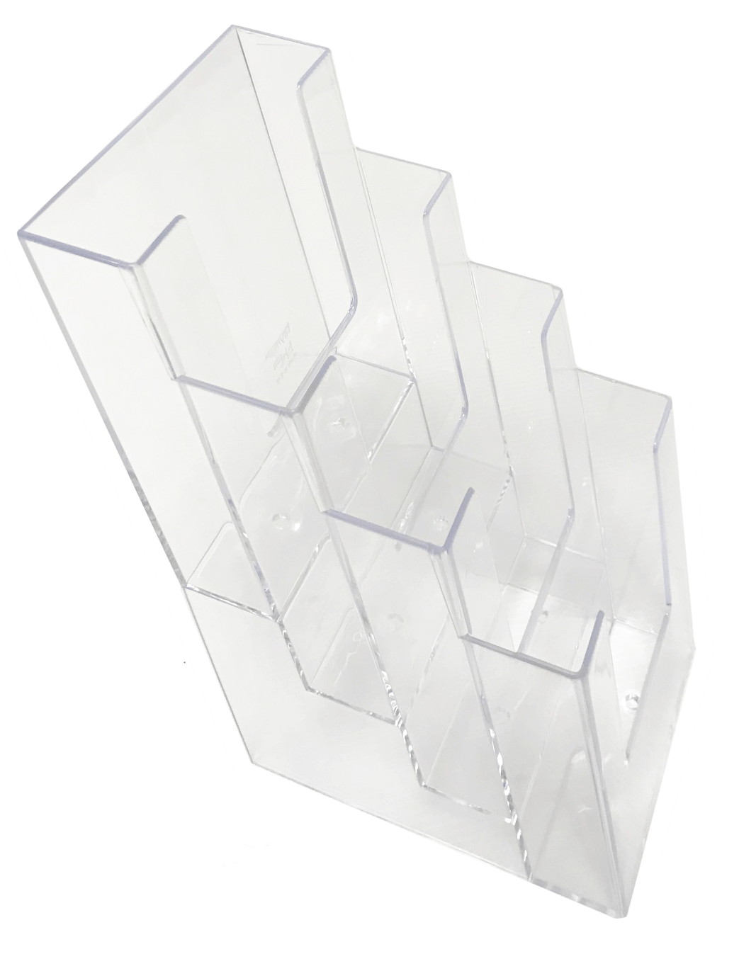 Porte-brochures Format Long Transparent