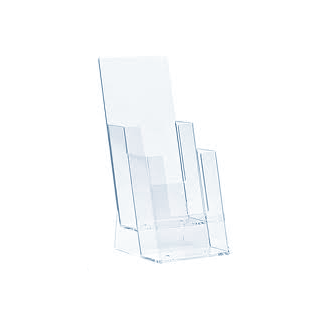 Porte brochure A6 2C11 en plexiglas