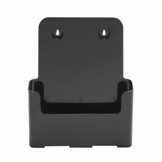 Porte brochure A4 noir PPBLK774 de face