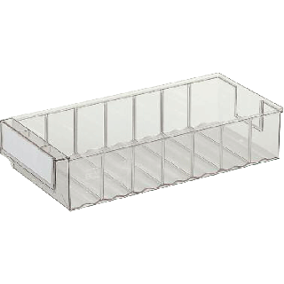 Bac divisible transparent LB 400 D TR