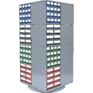 Carrousel rotatif 384 bacs divisibles LB K 300