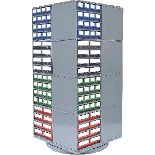 Carrousel rotatif 256 bacs divisibles LB K 400