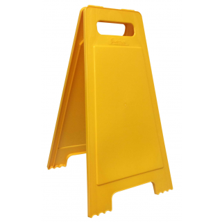 Chevalet de signalisation jaune vierge