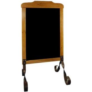 Chevalet stop trottoir ardoise ferforge140