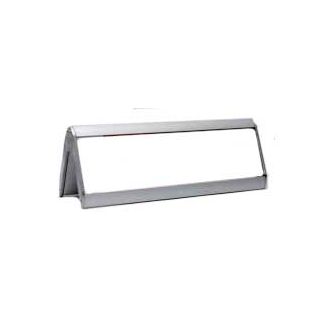 Chevalet porte nom alu 60 x 210 cm double face