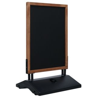 Chevalet stop trottoir ardoise WAPA1