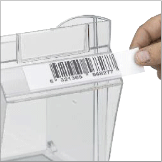 Etiquettes code barre adhésives pour le set de stockage Stala 6