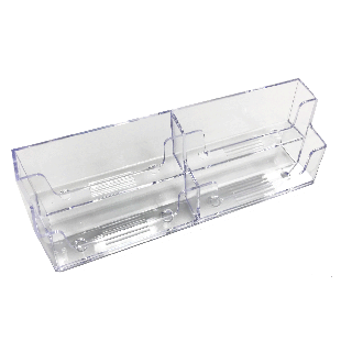 Porte carte de visite 4 compartiments paysage PPK505 de travers