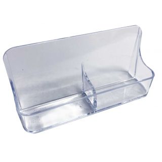 Porte cartes de visite vertical 2 compartiments PPF401 haut travers