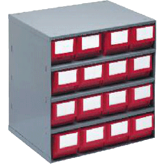 Rack de stockage de 16 bacs divisibles LB 300 E