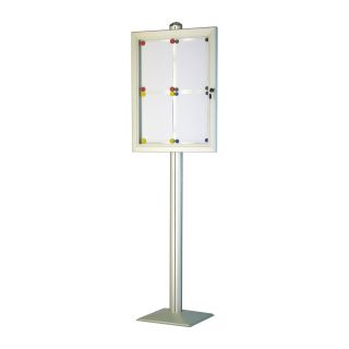 Vitrine magnétique sur pied 4A4 SE4A4