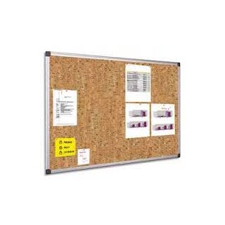 Tableau liège décoratif 120 x 150 cm cadre alu