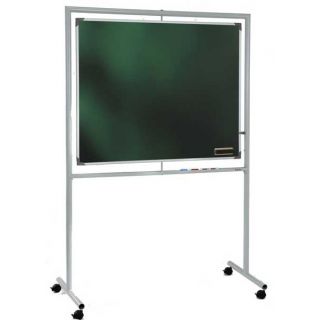 Tableau vert rotatif axe vertical