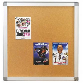 Vitrine intérieure fond liège ADLIEGVERTP 12A4