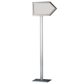 Porte visuel A3 sur pied FLECHA3