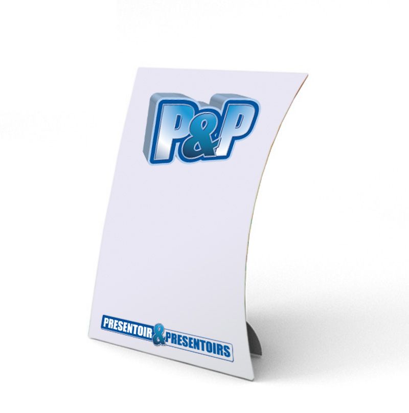 PLV A4 carton à personnaliser en ligne chez P&P