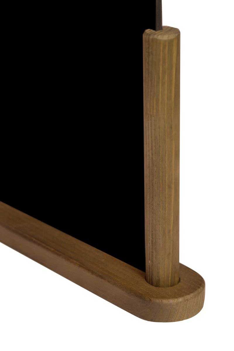 Caballete A4 de pizarra con base de madera para descubrir en P&P