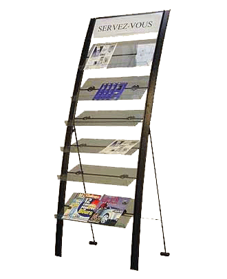 Présentoirs dépliants et brochures C7